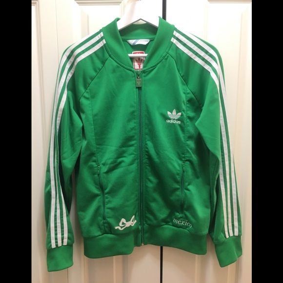 adidas Jackets & Coats Adidas Mexico Soccer Track Jacket Womens Large